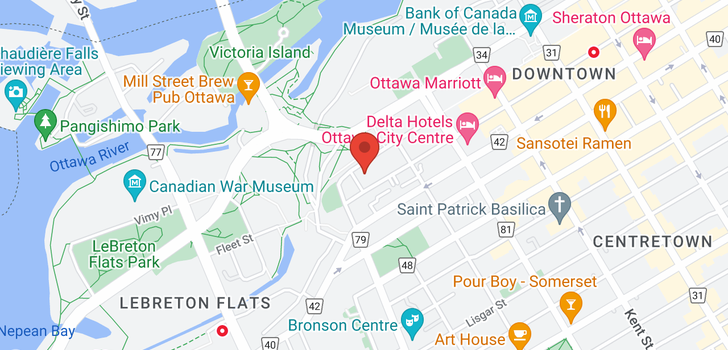 map of 428 SPARKS STREET UNIT#1403